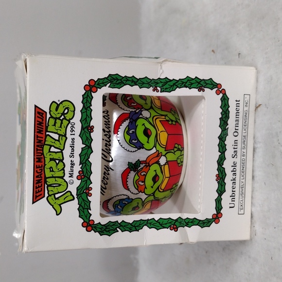 Ninja Turtles Other - Vintage Teenage Mutant Ninja Turtles Ornament -1990 - Merry Christmas Singing